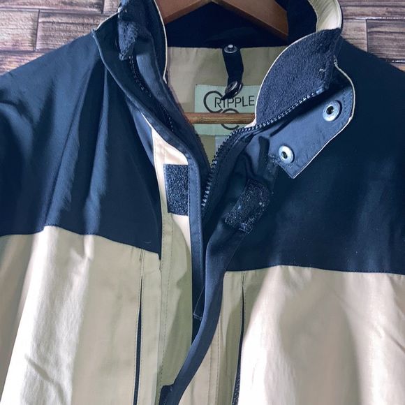 Unisex Vintage Cripple Creek PBR Winter Jacket Tan & Black Large - Picture 5 of 16